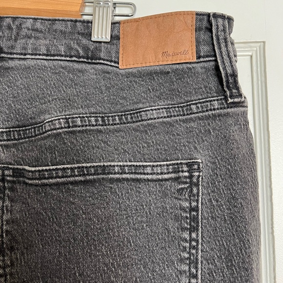 Black Curvy Perfect Vintage Straight Jean Madewell - Picture 6 of 8